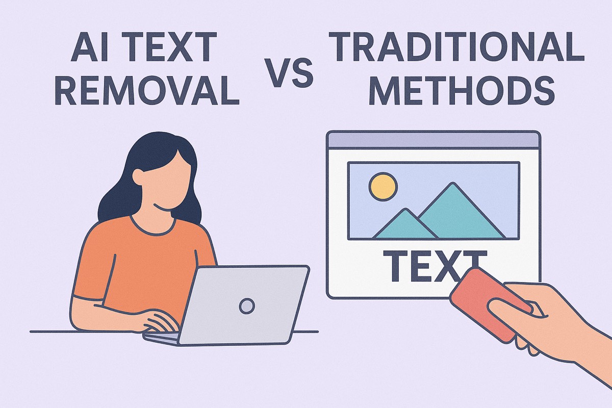 AI Watermark Removal vs Traditional Methods